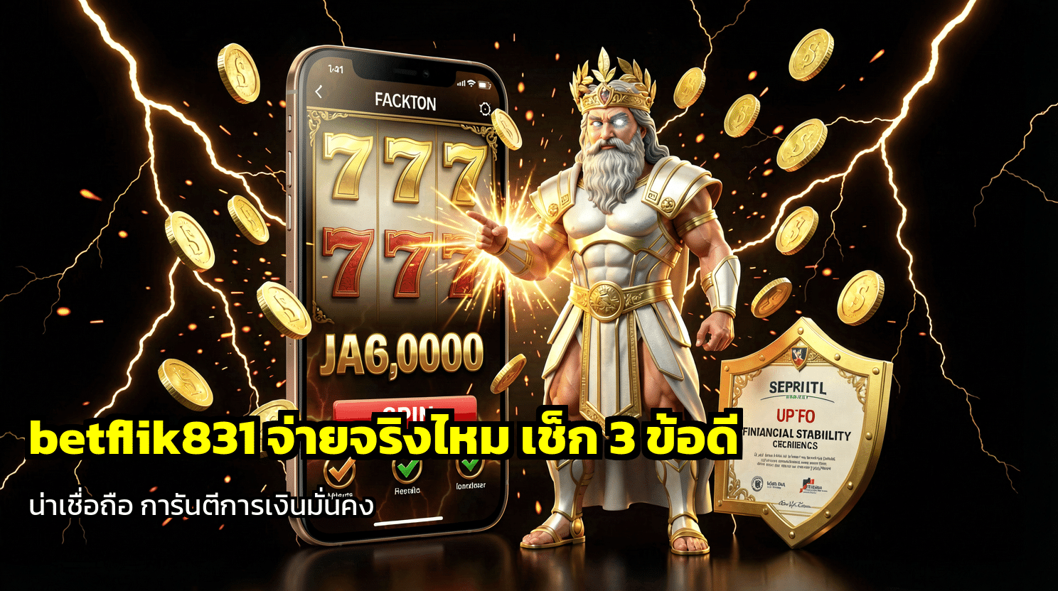betflik831 จ่ายจริงไหม