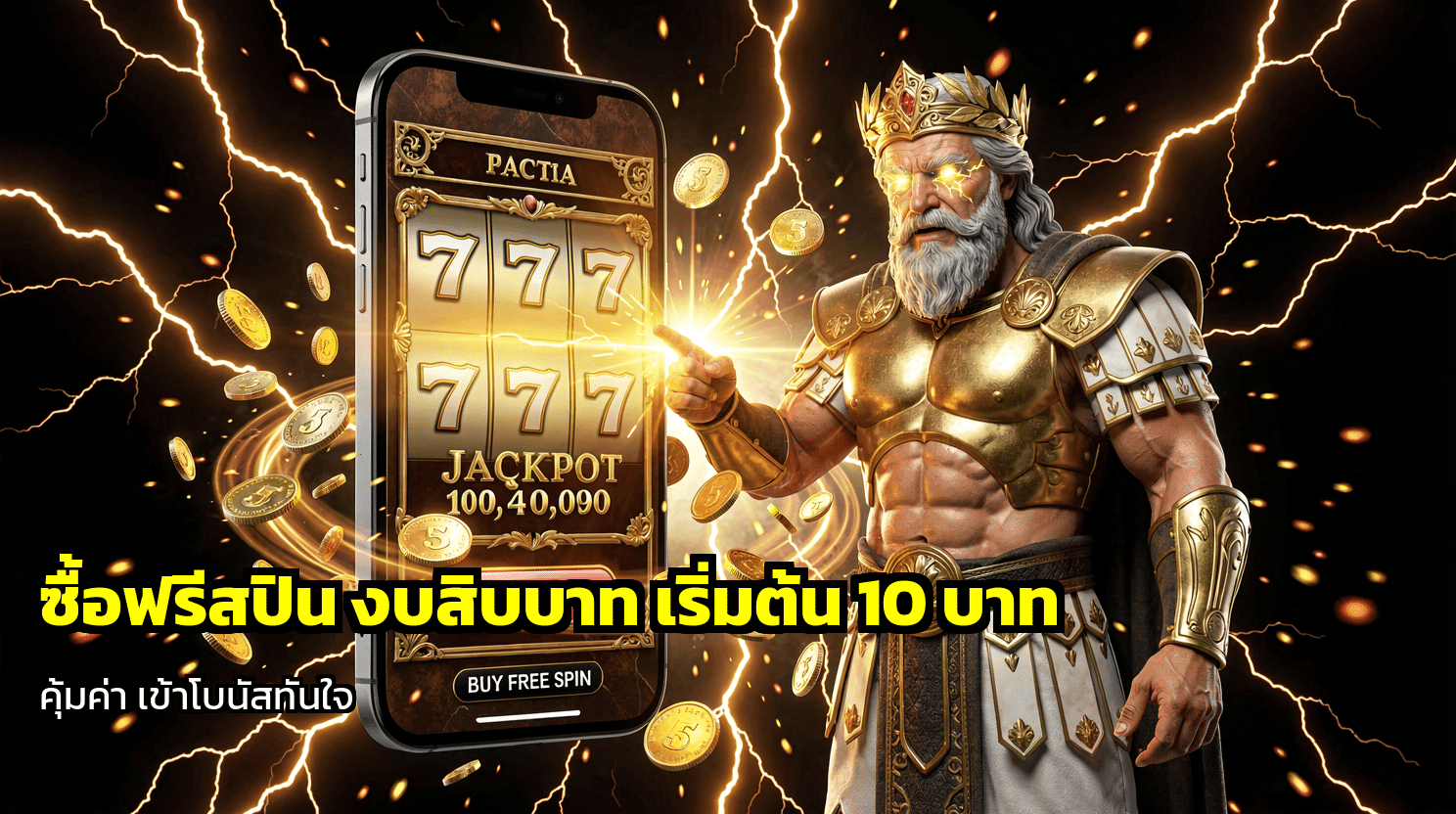 ซื้อฟรีสปิน งบสิบบาท